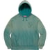 Supreme Overdyed S Logo Hooded Sweatshirt - Teal (front)