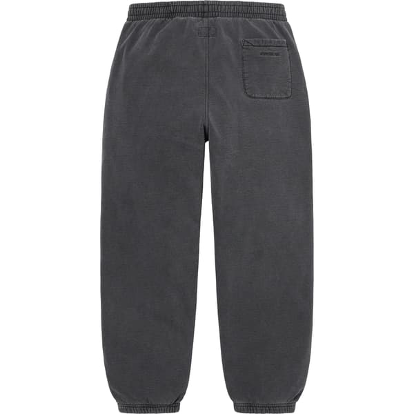 Supreme Overdyed S Logo Sweatpant - Black (front)