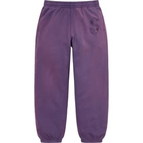Supreme Overdyed S Logo Sweatpant Purple