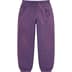 Supreme Overdyed S Logo Sweatpant - Purple (front)