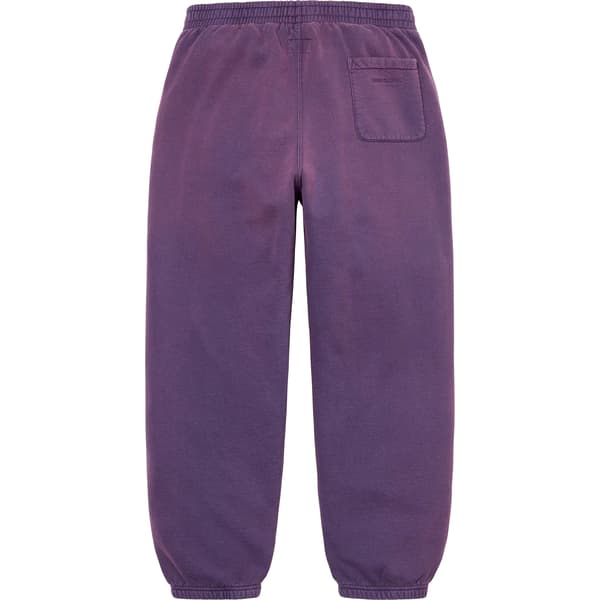 Supreme Overdyed S Logo Sweatpant - Purple (front)