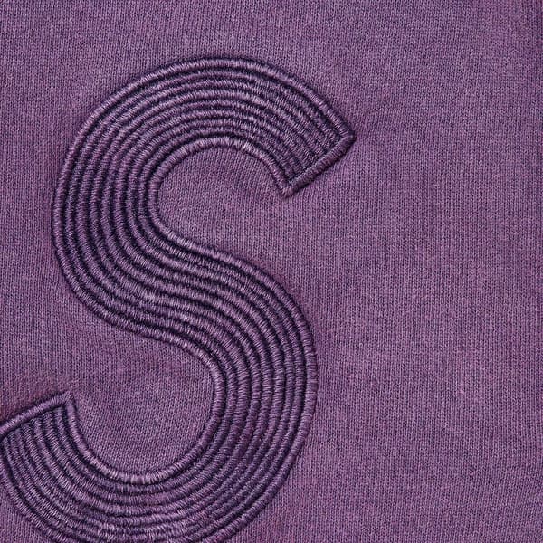 Supreme Overdyed S Logo Sweatpant - Purple (front)