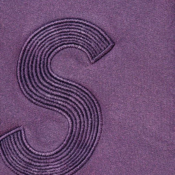 Supreme Overdyed S Logo Sweatpant - Purple (front)