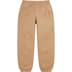 Supreme Overdyed S Logo Sweatpant - Tan (front)