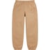 Supreme Overdyed S Logo Sweatpant - Tan (front)