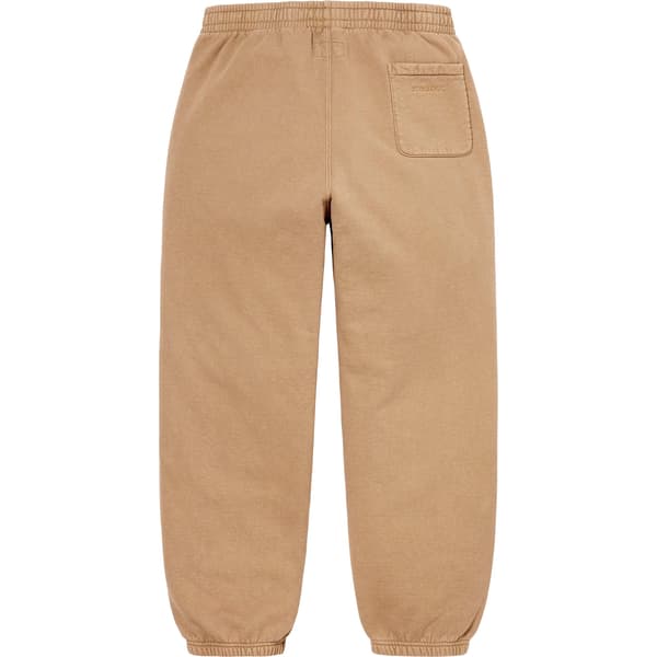 Supreme Overdyed S Logo Sweatpant - Tan (front)