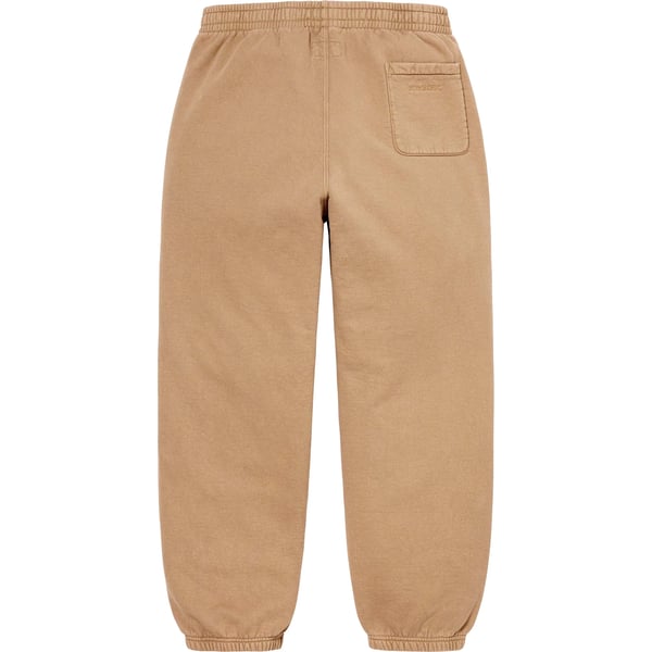 Supreme Overdyed S Logo Sweatpant - Tan (front)