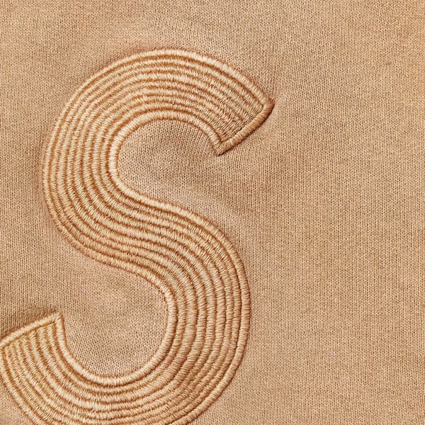 Supreme Overdyed S Logo Sweatpant - Tan (front)