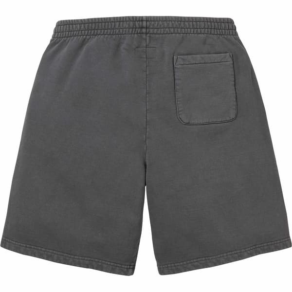 Supreme Overdyed Small Box Sweatshort - Black (front)