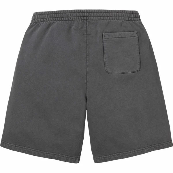 Supreme Overdyed Small Box Sweatshort - Black (front)