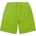 Supreme Overdyed Small Box Sweatshort - Lime (front)