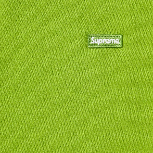 Supreme Overdyed Small Box Sweatshort - Lime (front)