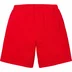 Supreme Overdyed Small Box Sweatshort - Red (front)