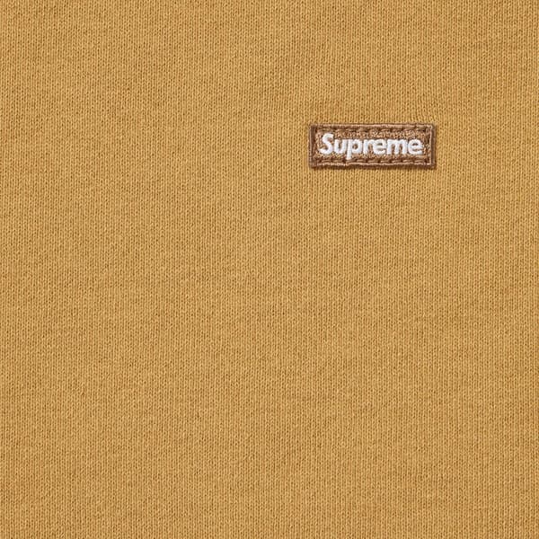 Supreme Overdyed Small Box Sweatshort - Sand (front)