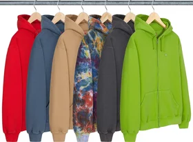 Supreme Overdyed Small Box Zip Up Hooded Sweatshirt