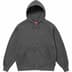 Supreme Overdyed Small Box Zip Up Hooded Sweatshirt - Black (front)