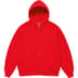 Supreme Overdyed Small Box Zip Up Hooded Sweatshirt - Red (front)