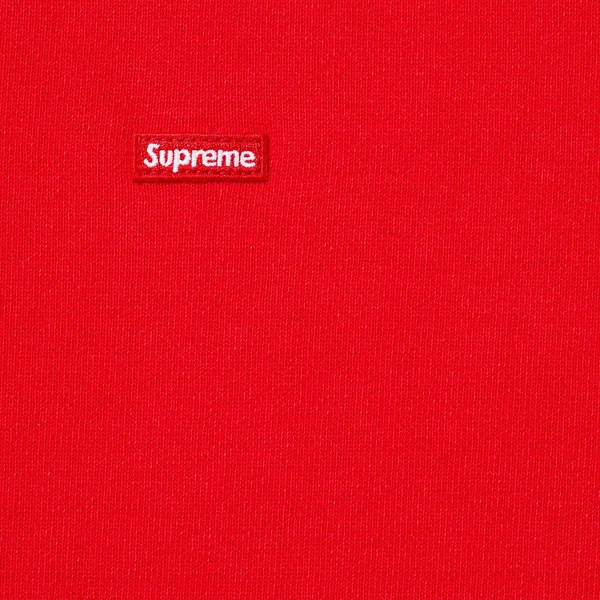 Supreme Overdyed Small Box Zip Up Hooded Sweatshirt - Red (front)