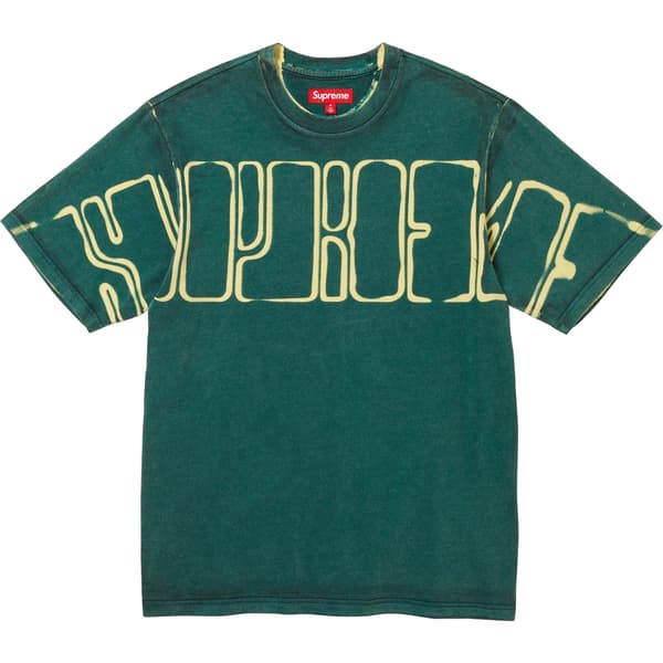 Supreme Overprint Knockout S/S Top - Dark Teal (front)