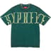 Supreme Overprint Knockout S/S Top - Dark Teal (front)