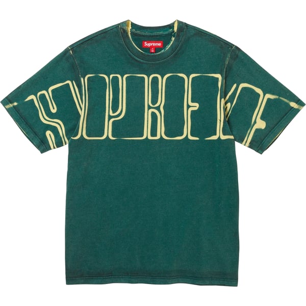 Supreme Overprint Knockout S/S Top - Dark Teal (front)