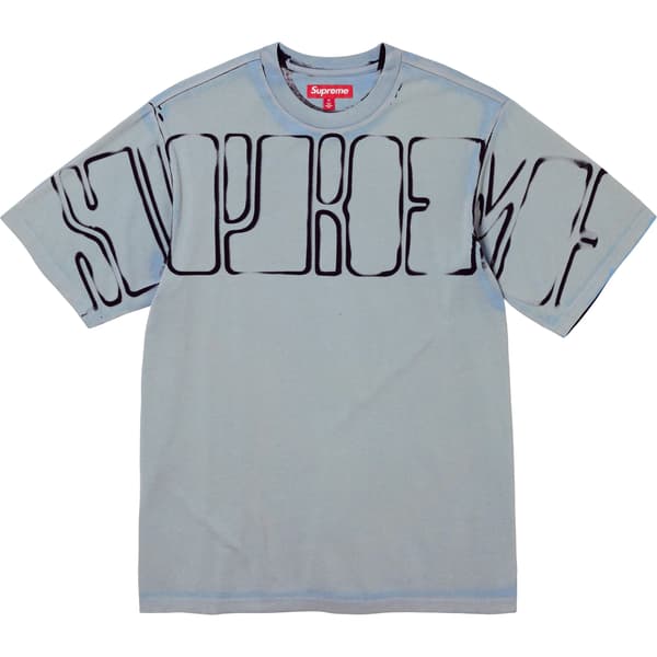 Supreme Overprint Knockout S/S Top - Slate (front)