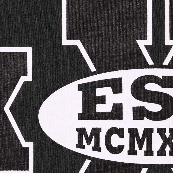 Supreme Overprint Knowledge S/S Top - Black (front)