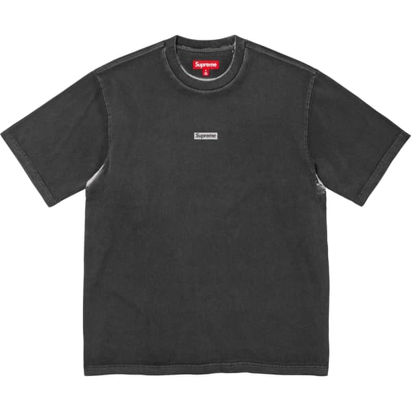 Supreme Overprint Small Box S/S Top - Black (front)