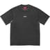 Supreme Overprint Small Box S/S Top - Black (front)