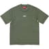 Supreme Overprint Small Box S/S Top - Green (front)