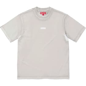 Supreme Overprint Small Box S/S Top Grey