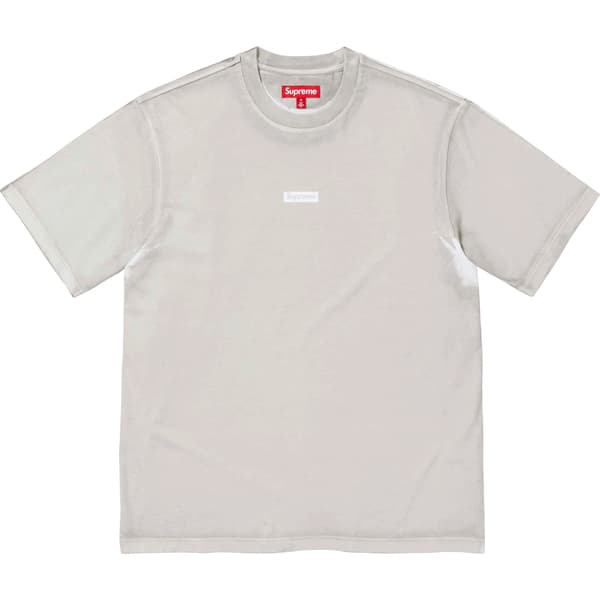 Supreme Overprint Small Box S/S Top - Grey (front)
