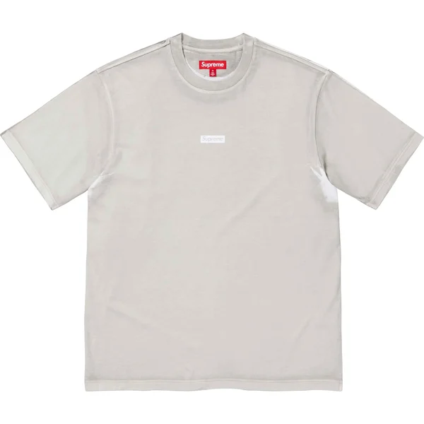 Supreme Overprint Small Box S/S Top - Grey (front)