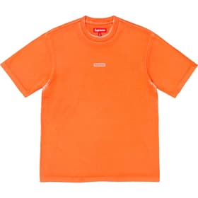 Supreme Overprint Small Box S/S Top Orange