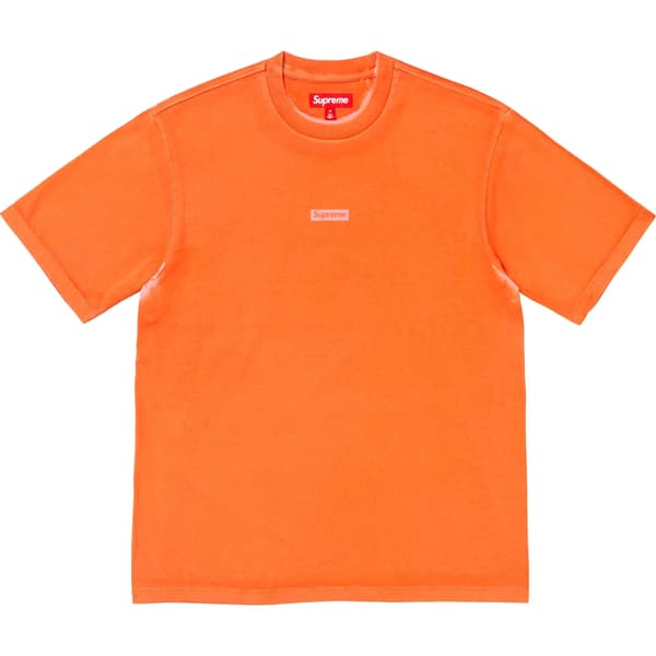 Supreme Overprint Small Box S/S Top - Orange (front)