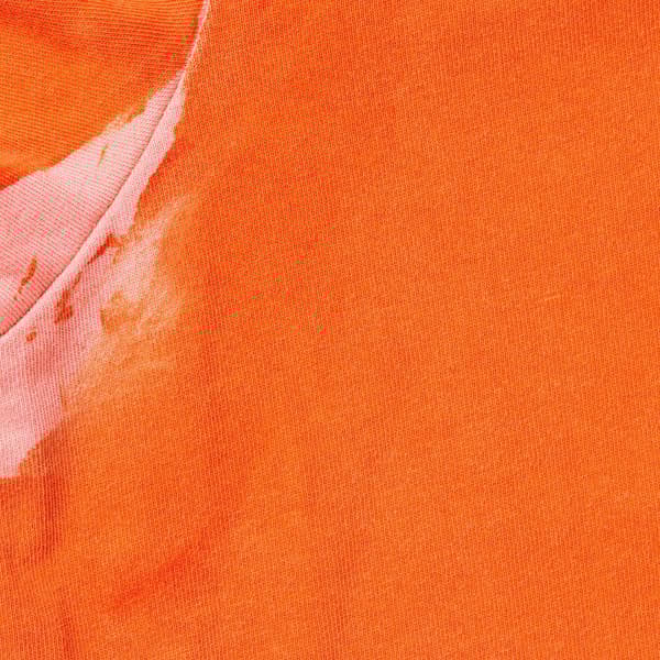 Supreme Overprint Small Box S/S Top - Orange (front)