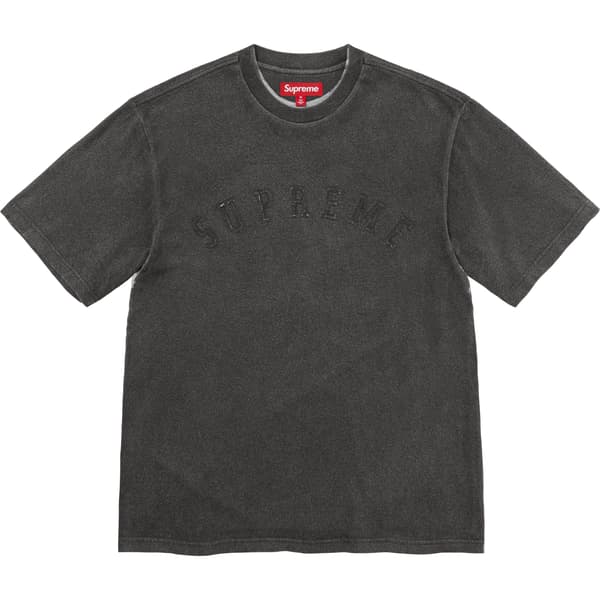 Supreme Overprint S/S Top - Black (front)
