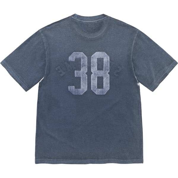 Supreme Overprint S/S Top - Navy (front)