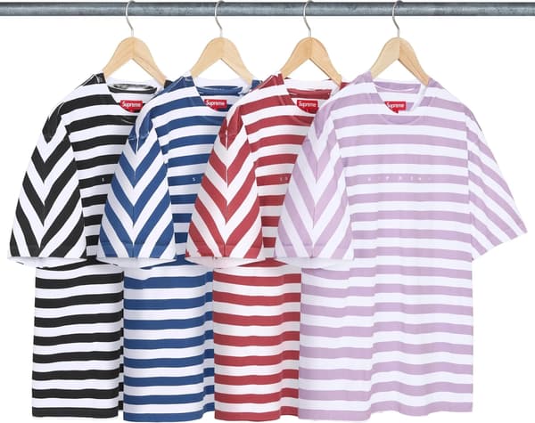 Supreme Overprint Stripe S/S Top - Product Image