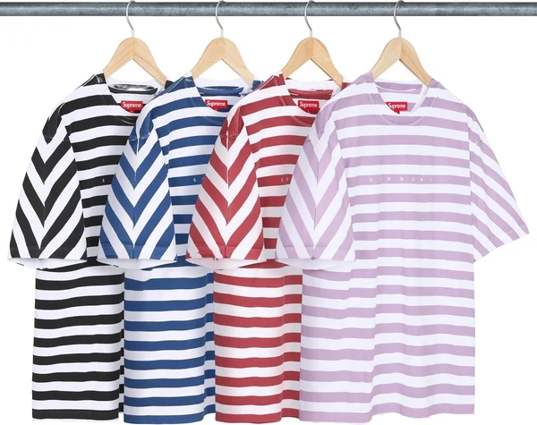 Supreme Overprint Stripe S/S Top - Product Image