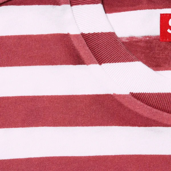 Supreme Overprint Stripe S/S Top - Red (front)