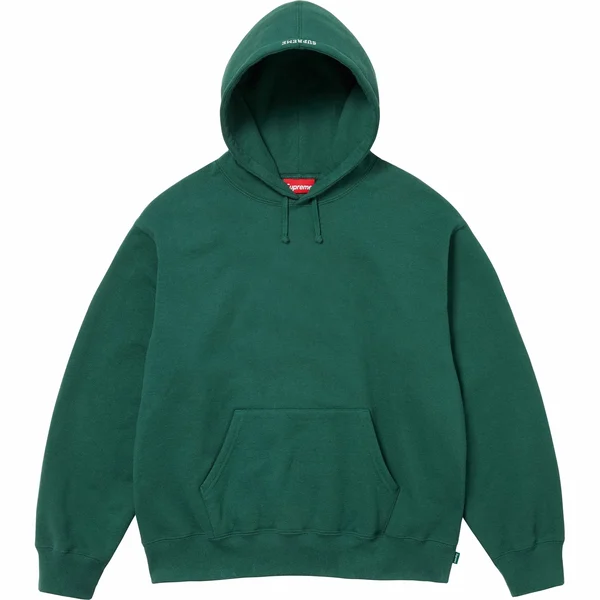 Supreme Paint Hooded Sweatshirt - Dark Green (front)