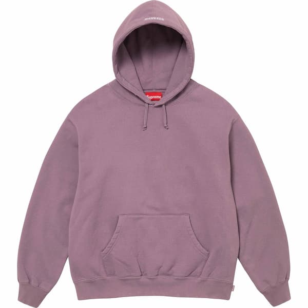 Supreme Paint Hooded Sweatshirt - Dusty Purple (front)