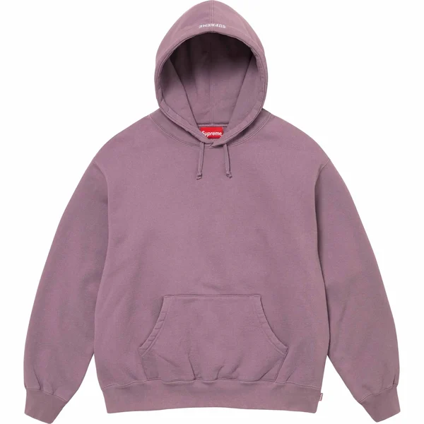 Supreme Paint Hooded Sweatshirt - Dusty Purple (front)