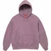 Supreme Paint Hooded Sweatshirt - Dusty Purple (front)