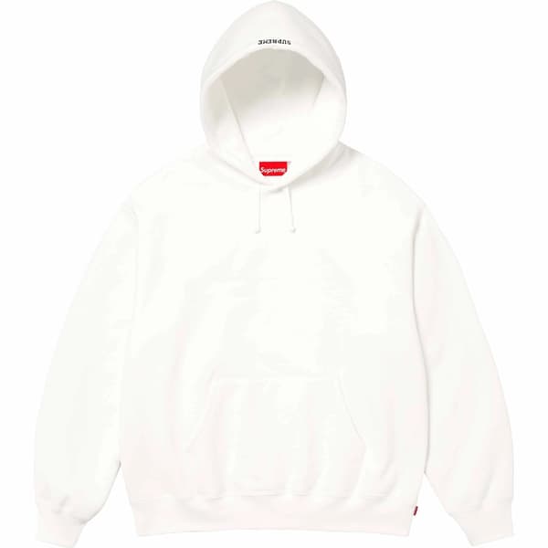 Supreme Paint Hooded Sweatshirt - White (front)