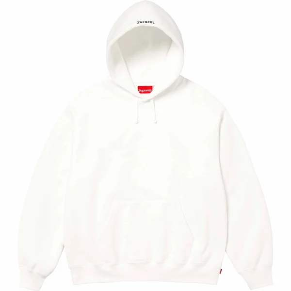Supreme Paint Hooded Sweatshirt - White (front)