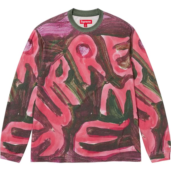 Supreme Paint L/S Top - Multicolor (front)
