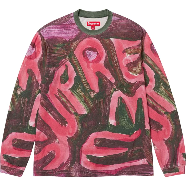 Supreme Paint L/S Top - Multicolor (front)