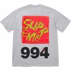 Supreme Paint Tee Heather Grey